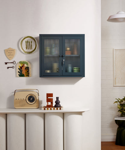 The Kit Wall Cabinet in Slate — lifestyle