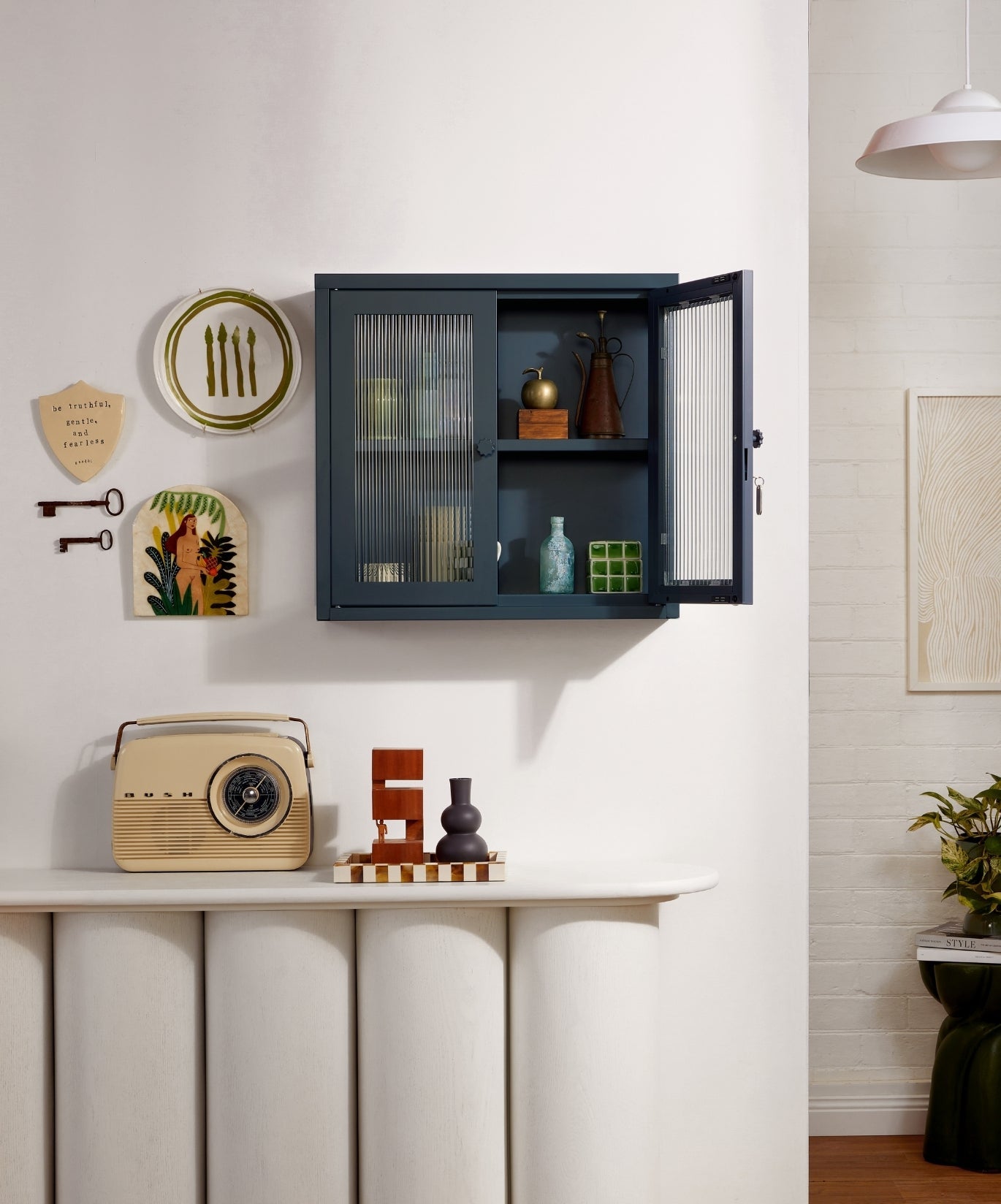 The Kit Wall Cabinet in Slate — lifestyle 2