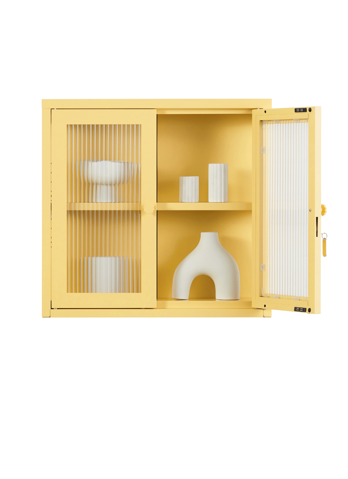 The Kit Wall Cabinet in Butter — open