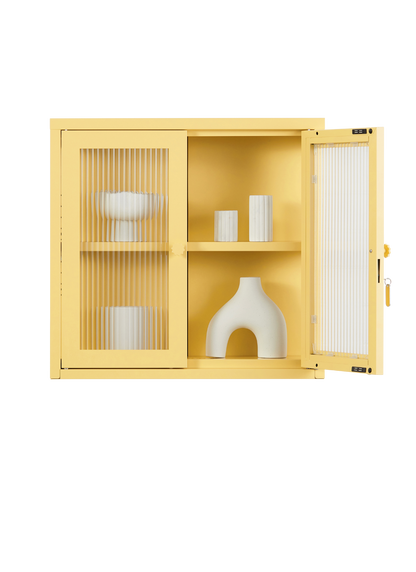 The Kit Wall Cabinet in Butter — open