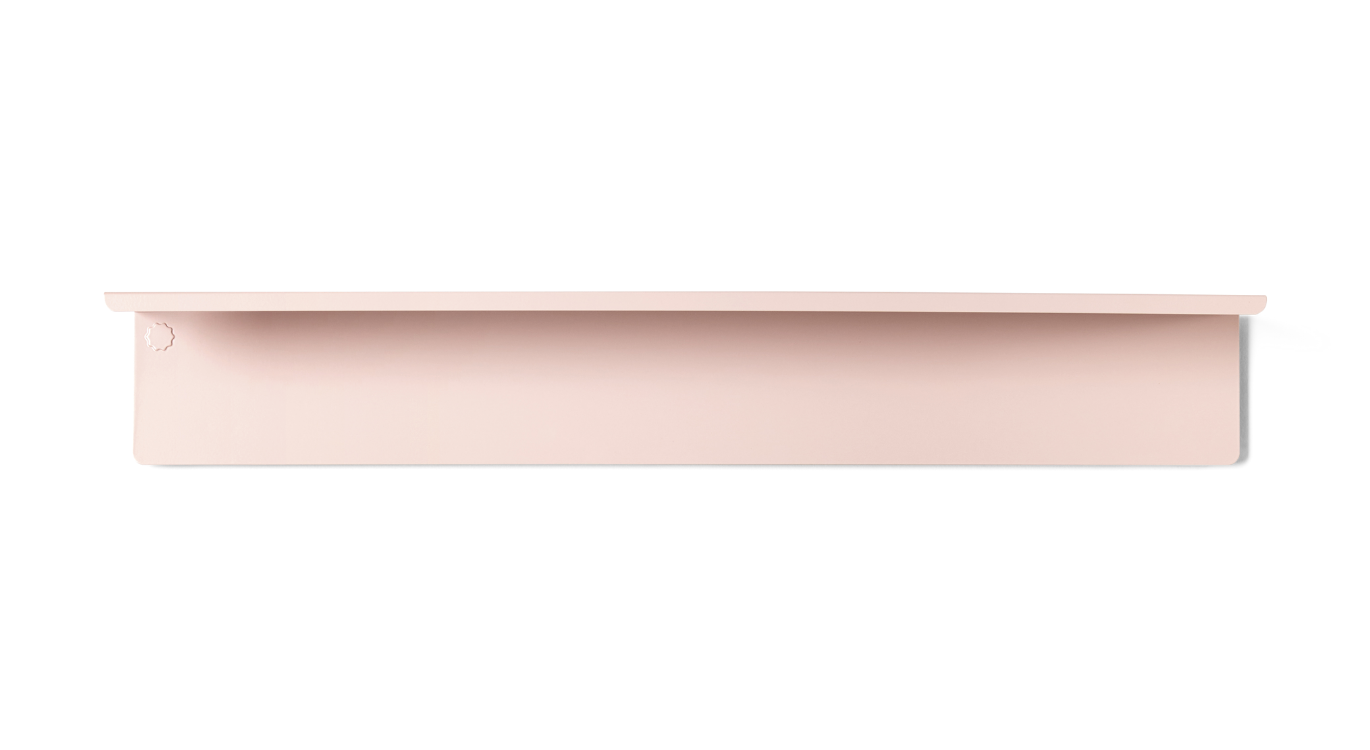 The Ledge Shelf in Blush — large