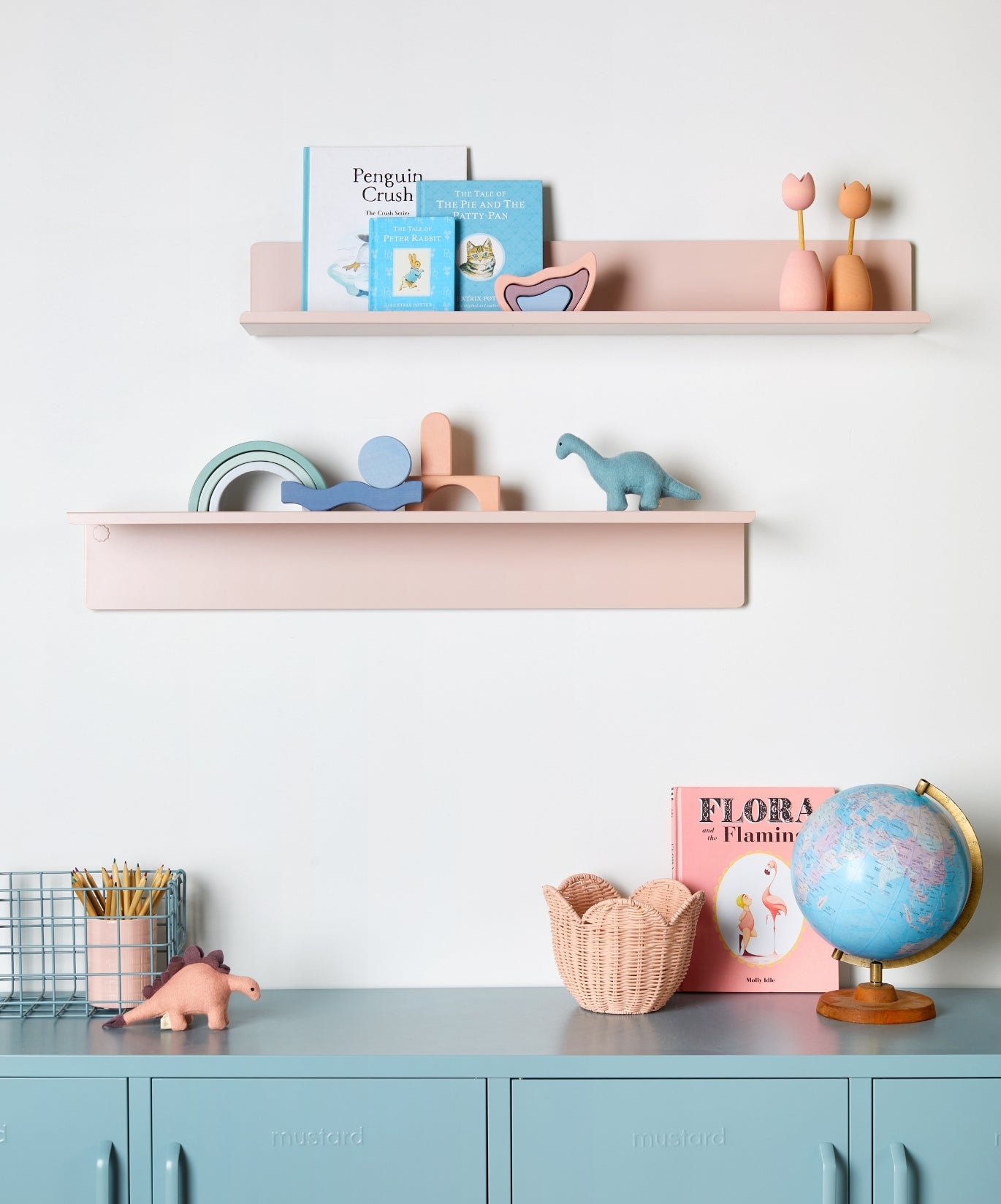 The Ledge Shelf in Blush — large lifestyle 3
