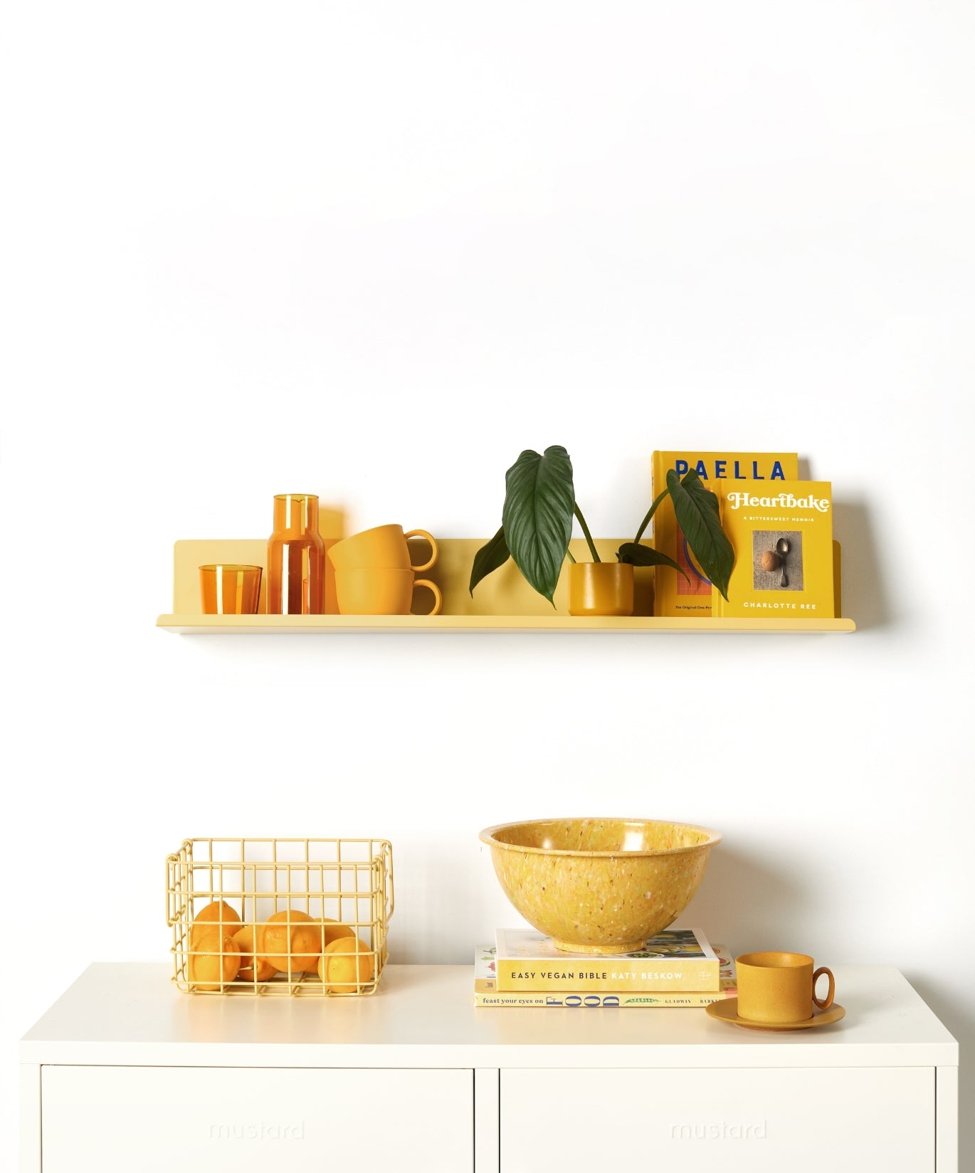 The Ledge Shelf in Butter — large lifestyle