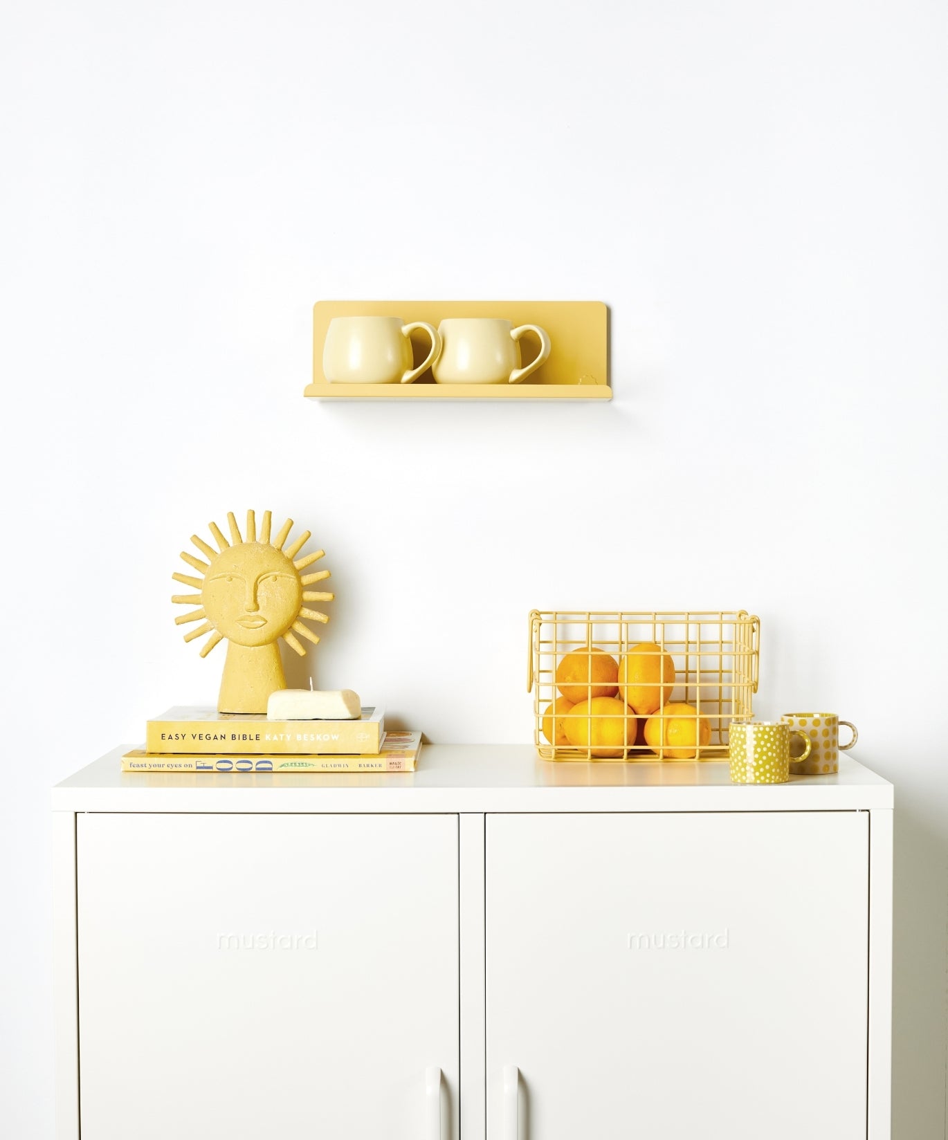 The Ledge Shelf in Butter — small lifestyle