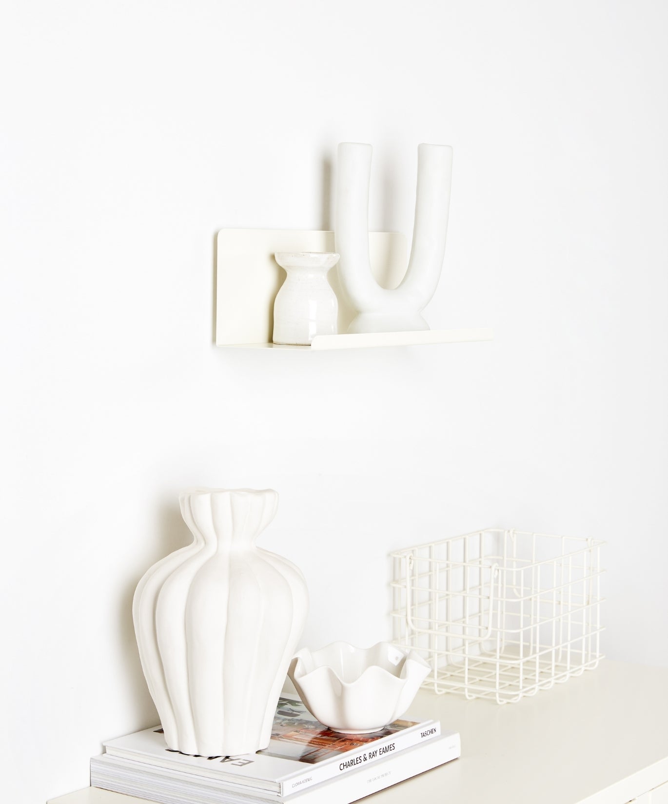 The Ledge Shelf in Chalk — small lifestyle 3