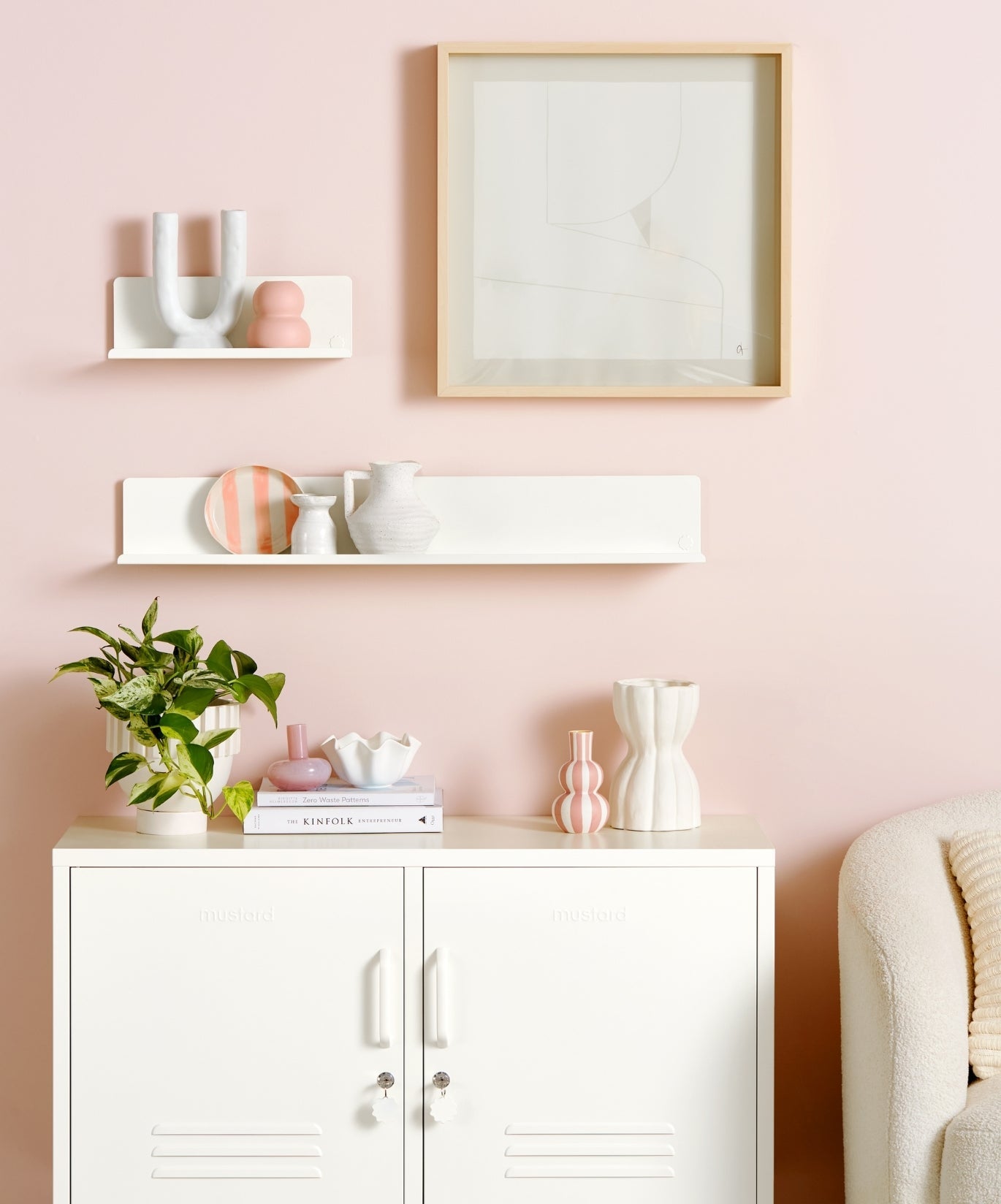 The Ledge Shelf in Chalk — small lifestyle 4