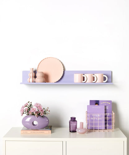 The Ledge Shelf in Lilac — large lifestyle