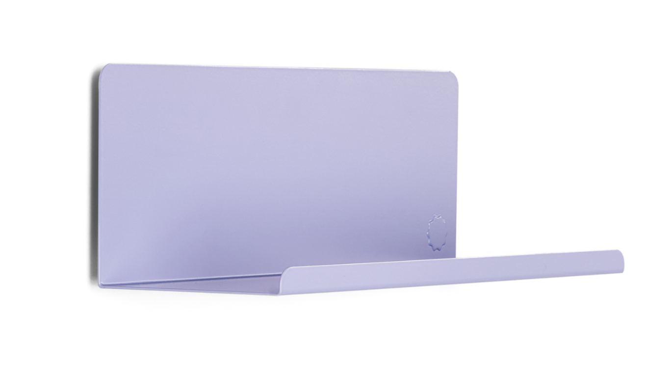 The Ledge Shelf in Lilac — small angled