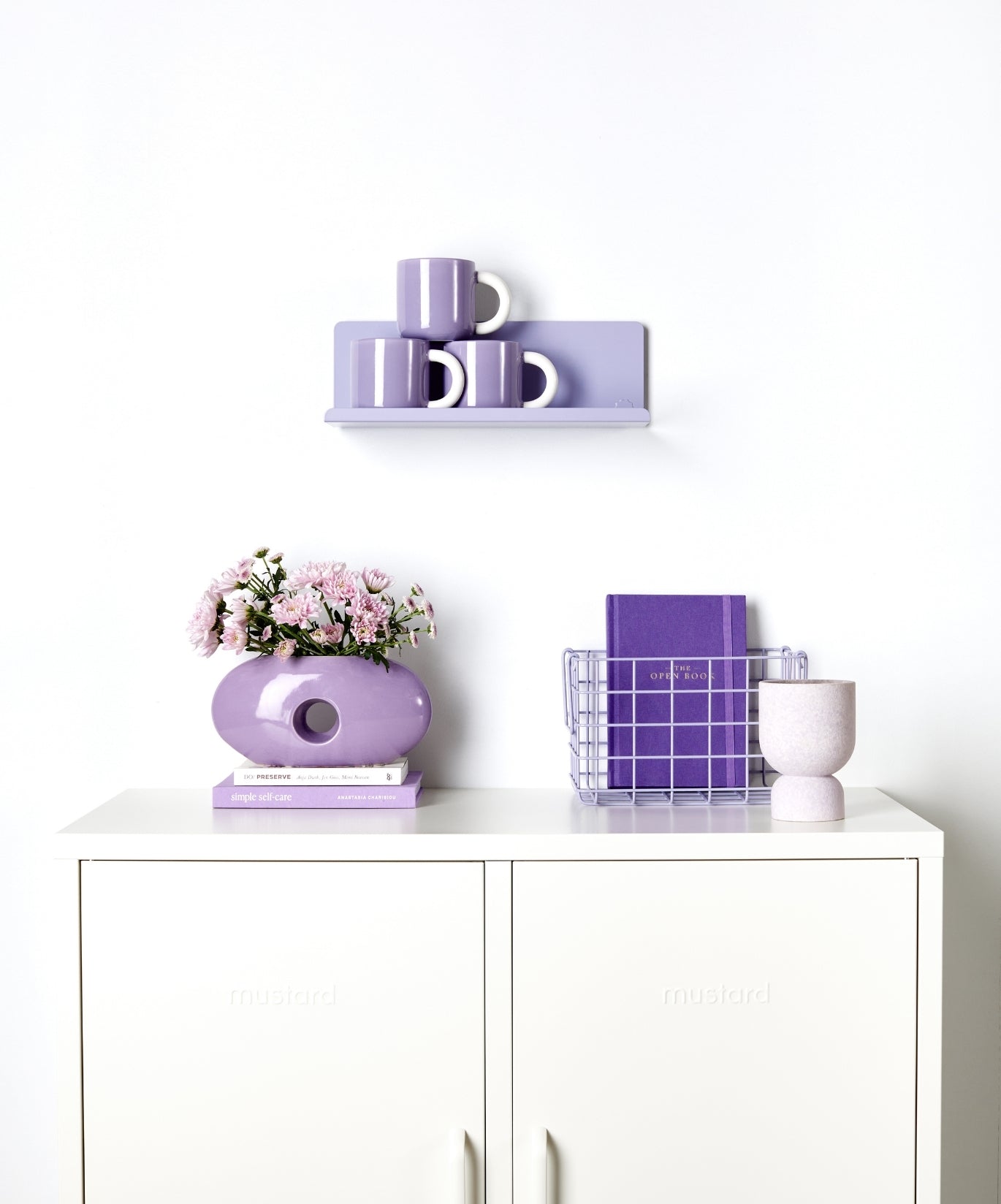 The Ledge Shelf in Lilac — small lifestyle