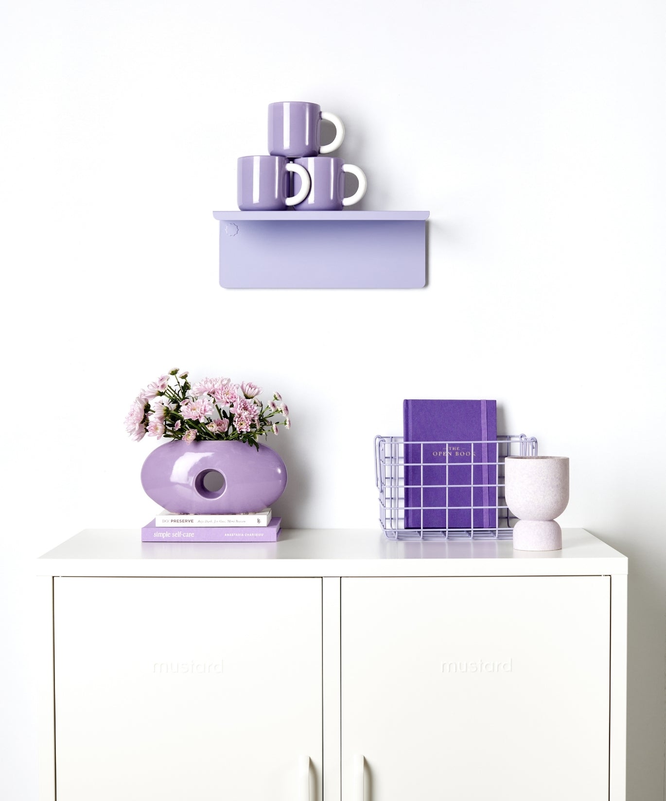 The Ledge Shelf in Lilac — small lifestyle 2