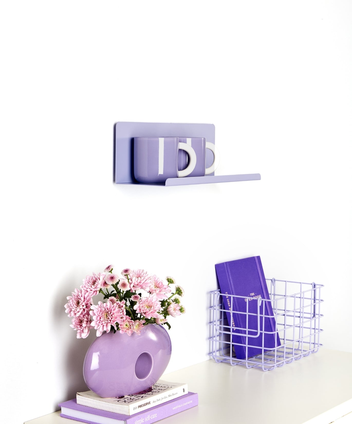 The Ledge Shelf in Lilac — small lifestyle 3