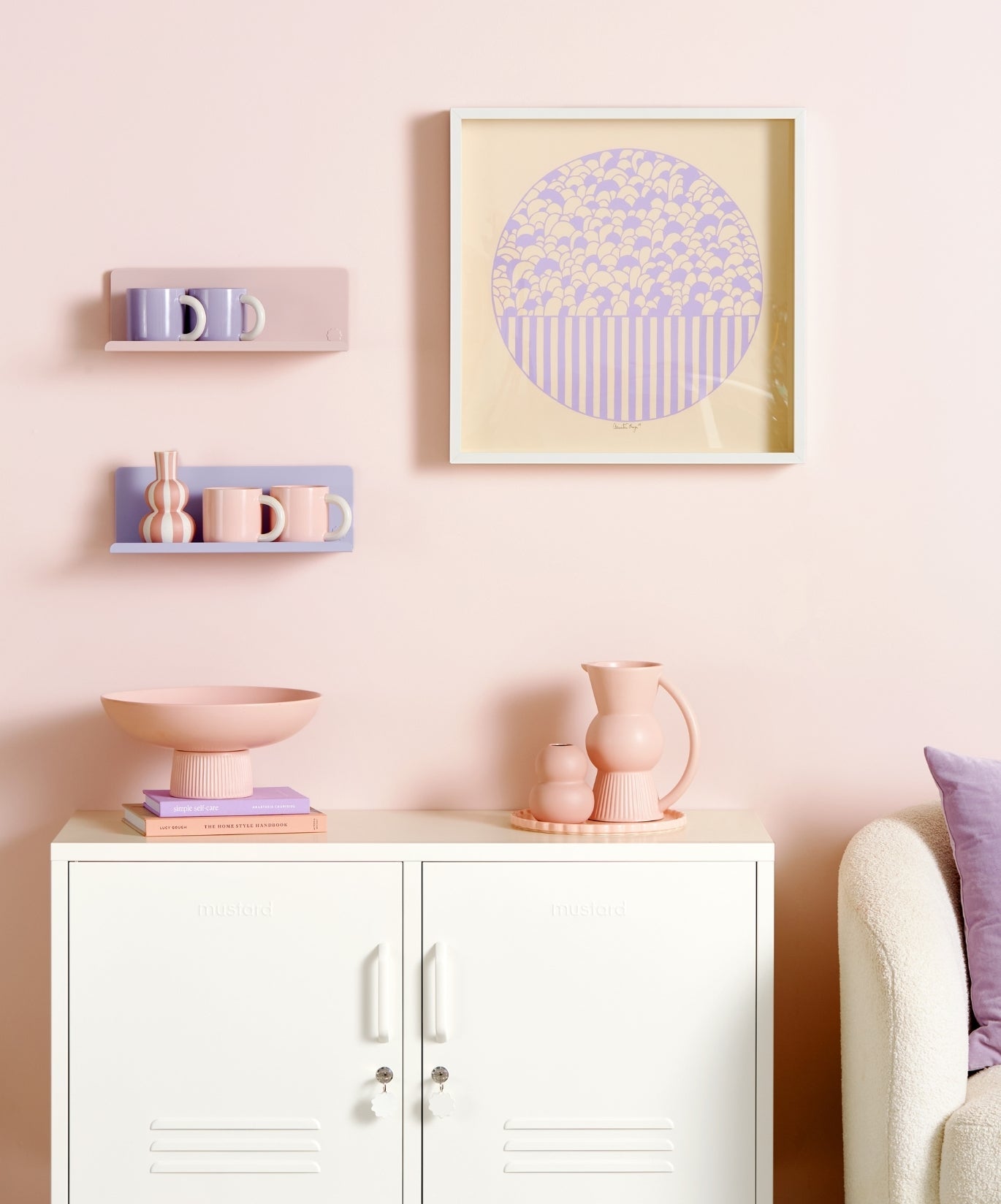 The Ledge Shelf in Lilac — small lifestyle 4