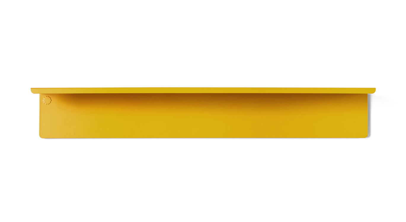 The Ledge Shelf in Mustard — large