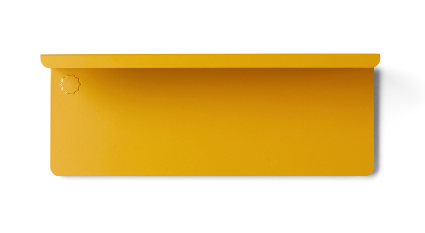 The Ledge Shelf in Mustard