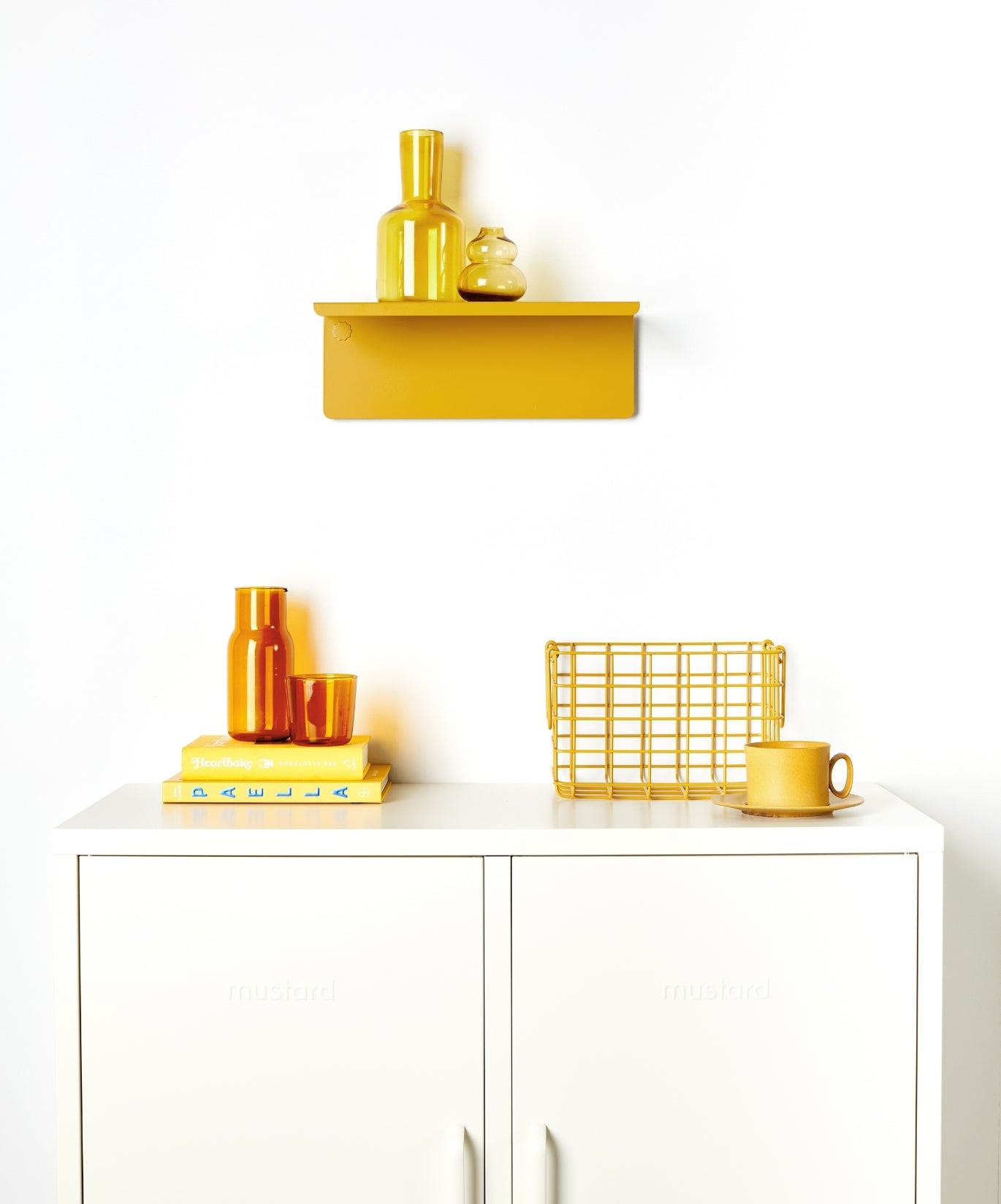 The Ledge Shelf in Mustard — small lifestyle 2