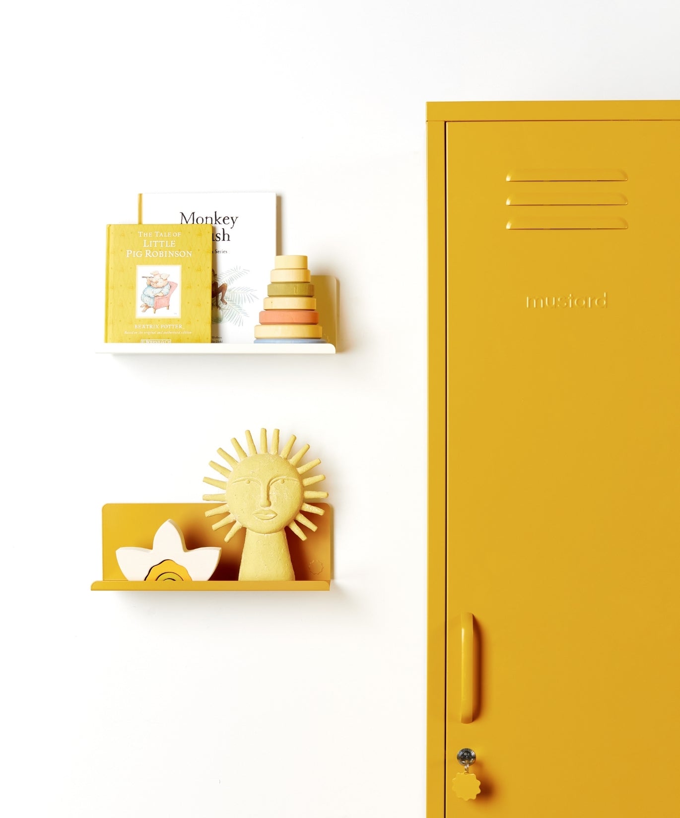 The Ledge Shelf in Mustard — small lifestyle 5