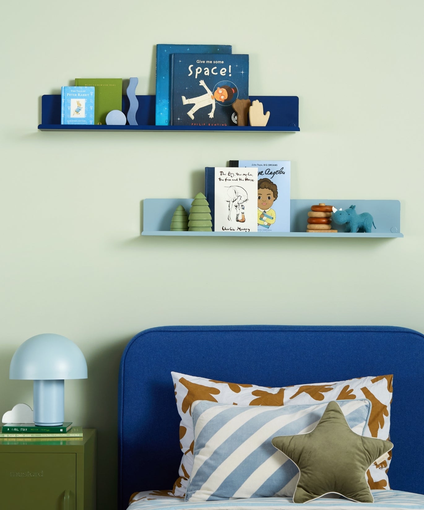 The Ledge Shelf in Navy — large lifestyle 4