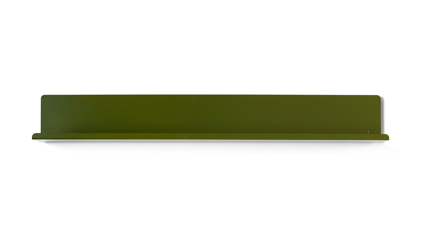 The Ledge Shelf in Olive — large up