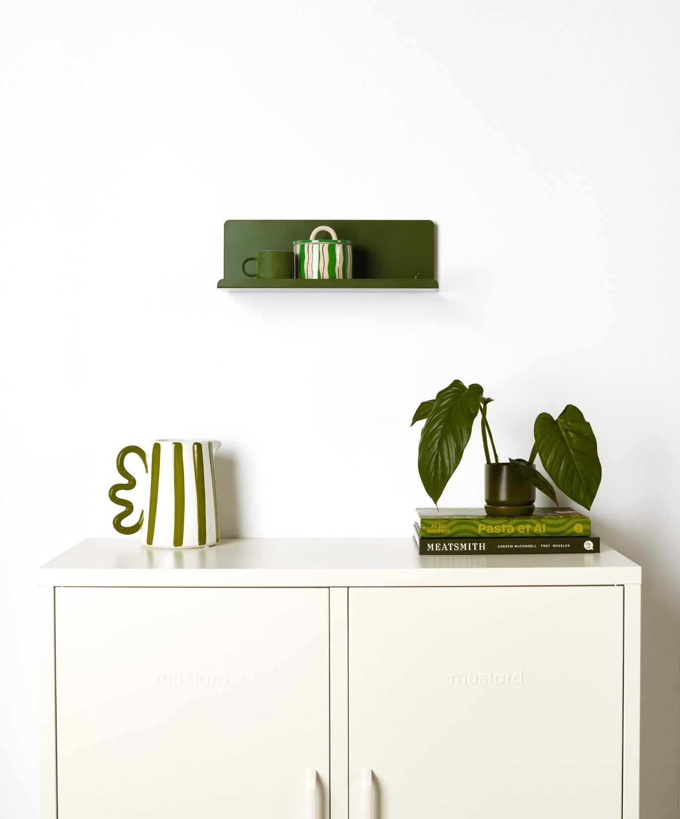 The Ledge Shelf in Olive — small lifestyle