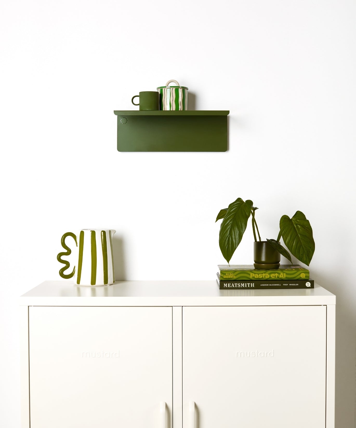 The Ledge Shelf in Olive — small lifestyle 2