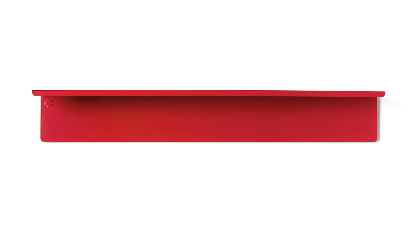 The Ledge Shelf in Poppy — large