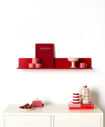 The Ledge Shelf in Poppy — large lifestyle