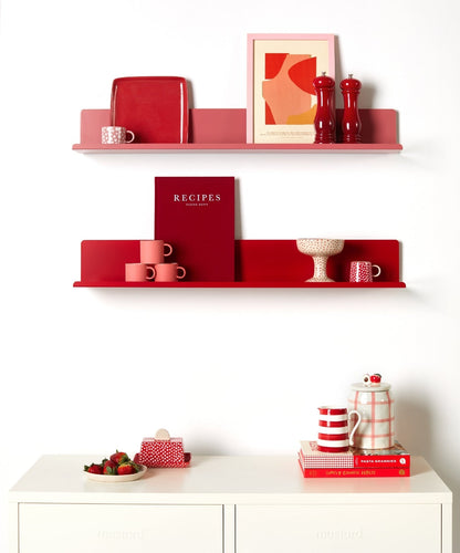 The Ledge Shelf in Poppy — large lifestyle 2