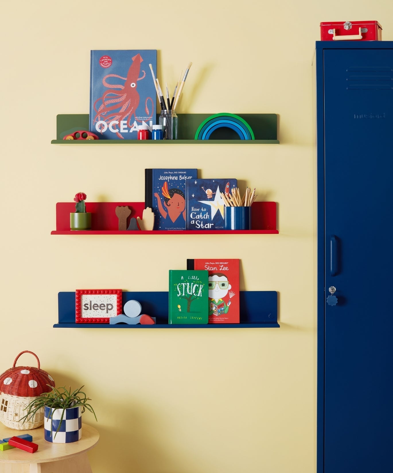 The Ledge Shelf in Poppy — large lifestyle 4