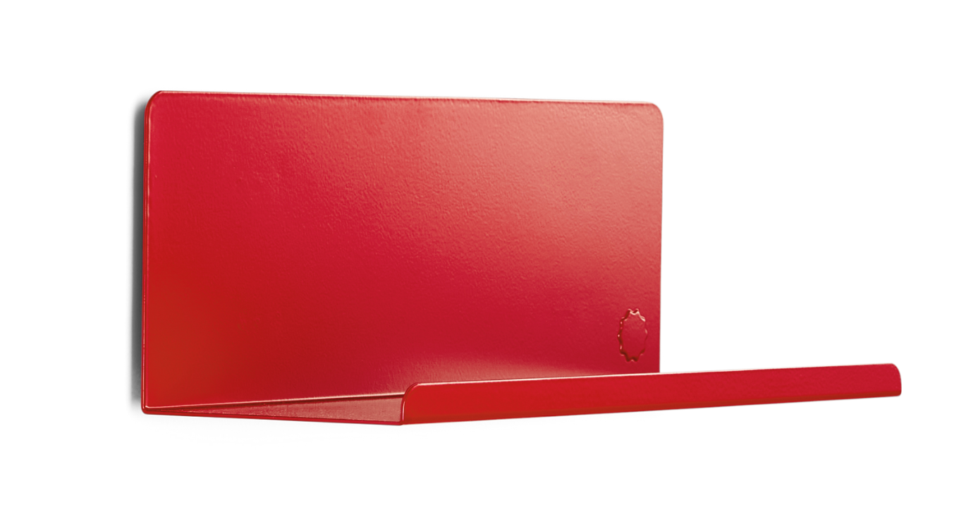 The Ledge Shelf in Poppy — small angled