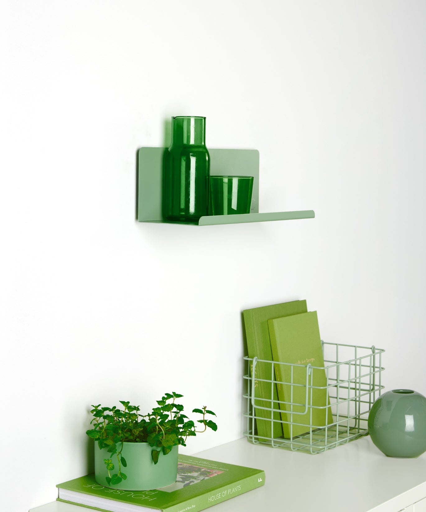 The Ledge Shelf in Sage — small lifestyle 3