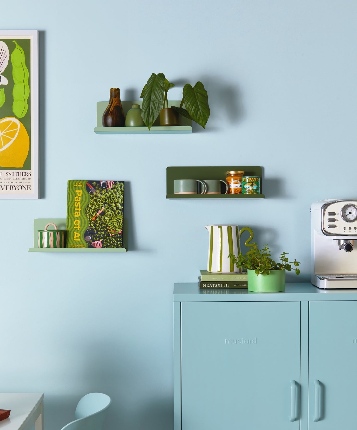 The Ledge Shelf in Sage — small lifestyle 5