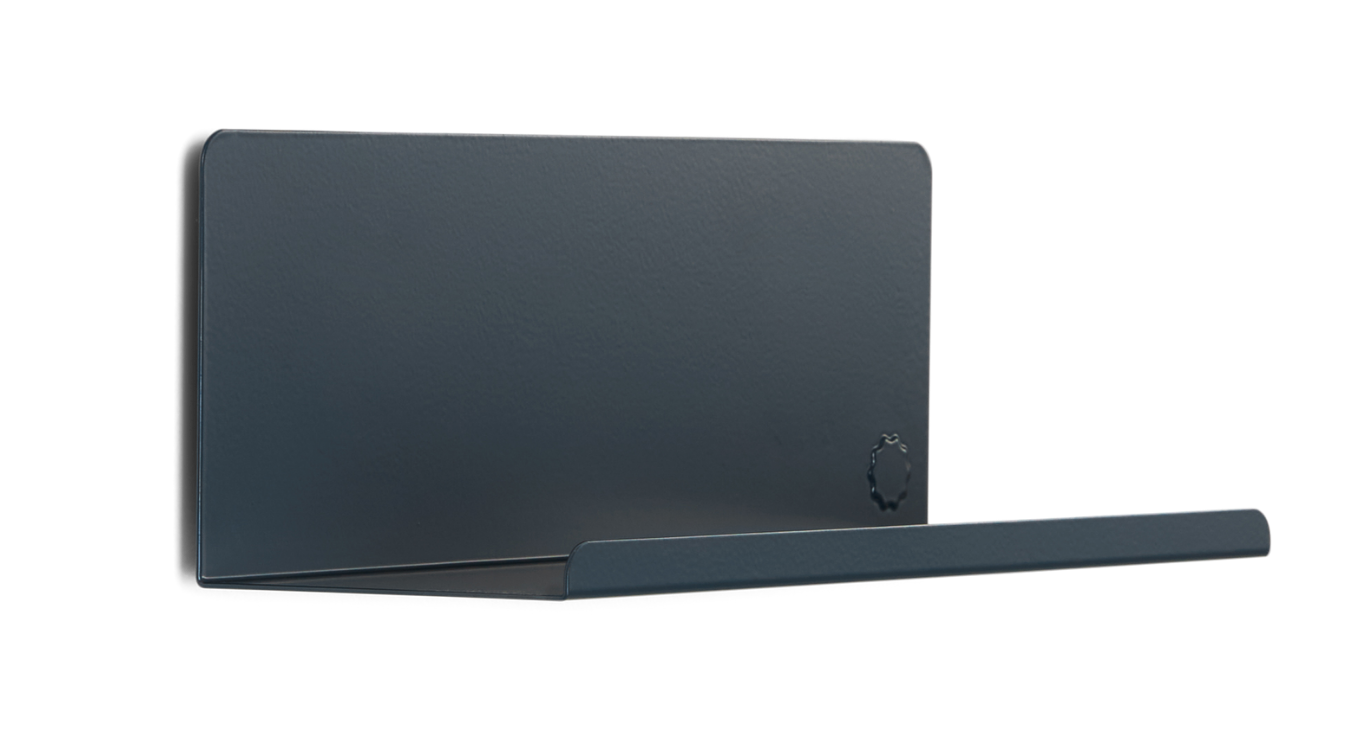 The Ledge Shelf in Slate — small angled