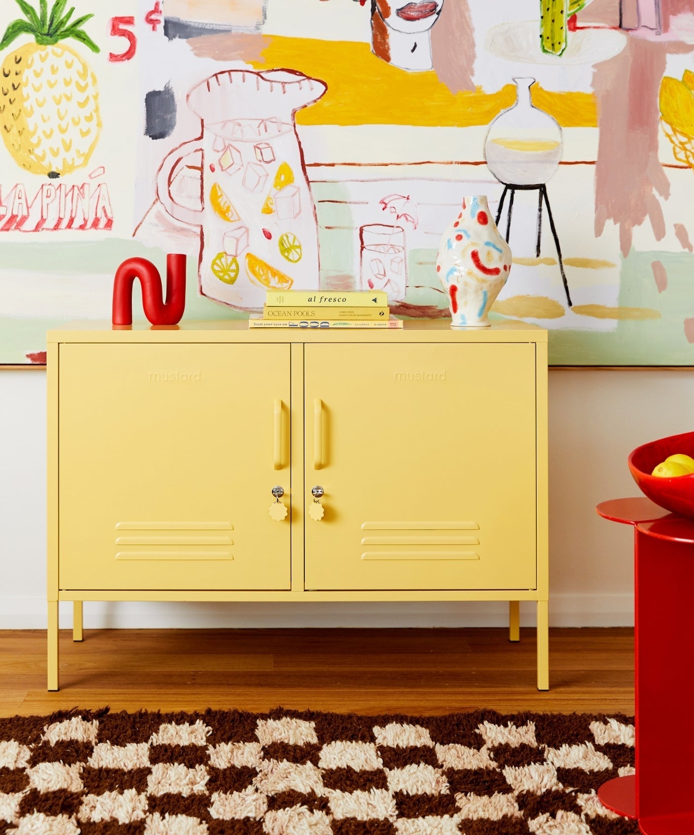 The Lowdown Locker in Butter — lifestyle