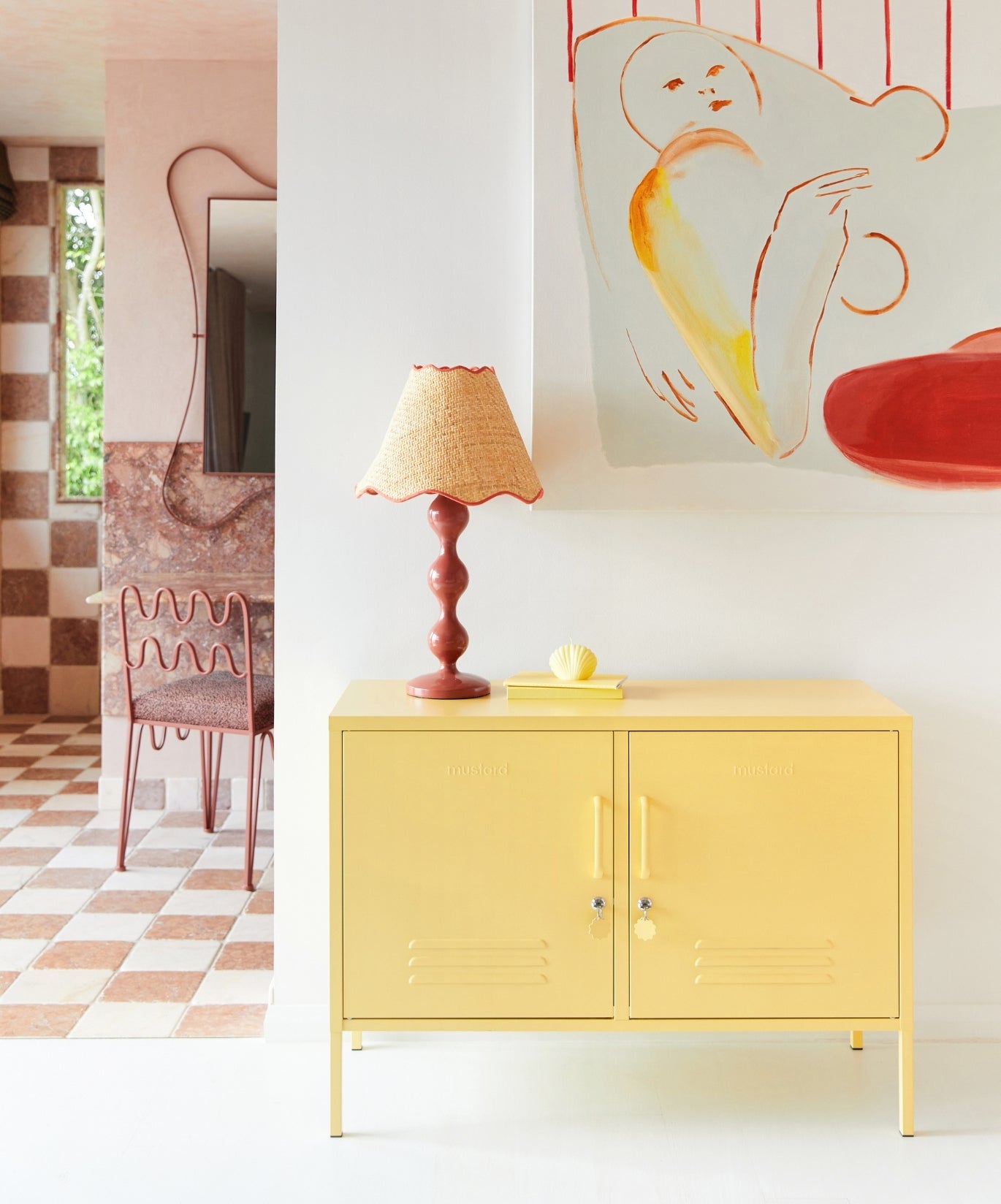 The Lowdown Locker in Butter — lifestyle 2