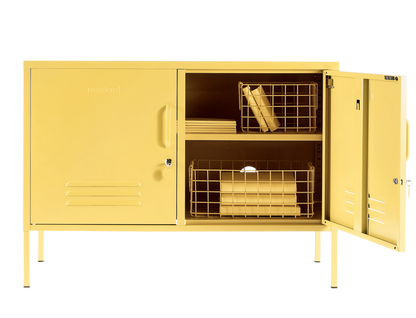 The Lowdown Locker in Butter — open
