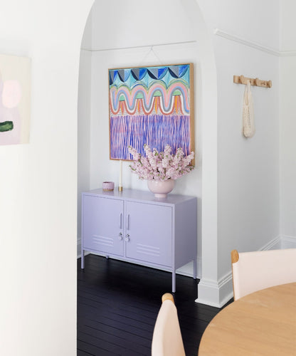 The Lowdown Locker in Lilac — lifestyle 3
