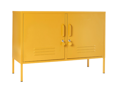 The Lowdown Locker in Mustard — angled