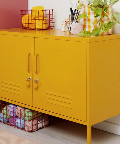 The Lowdown Locker in Mustard — lifestyle 4