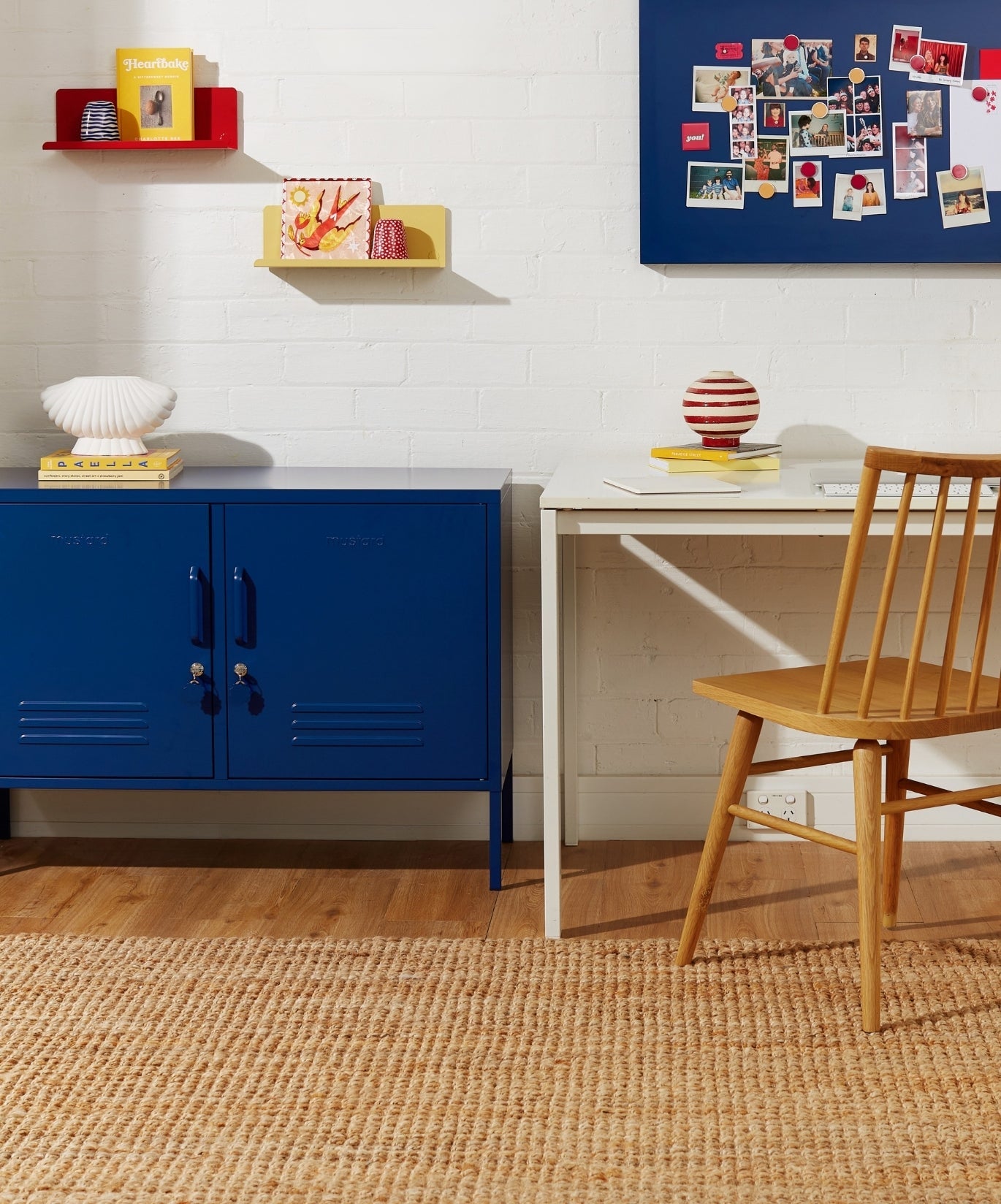 The Lowdown Locker in Navy — lifestyle