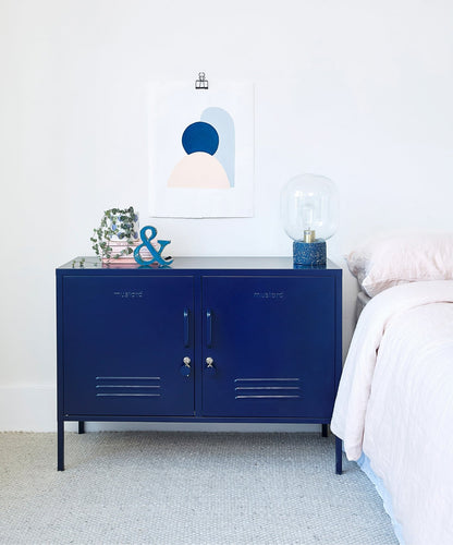 The Lowdown Locker in Navy — lifestyle 2