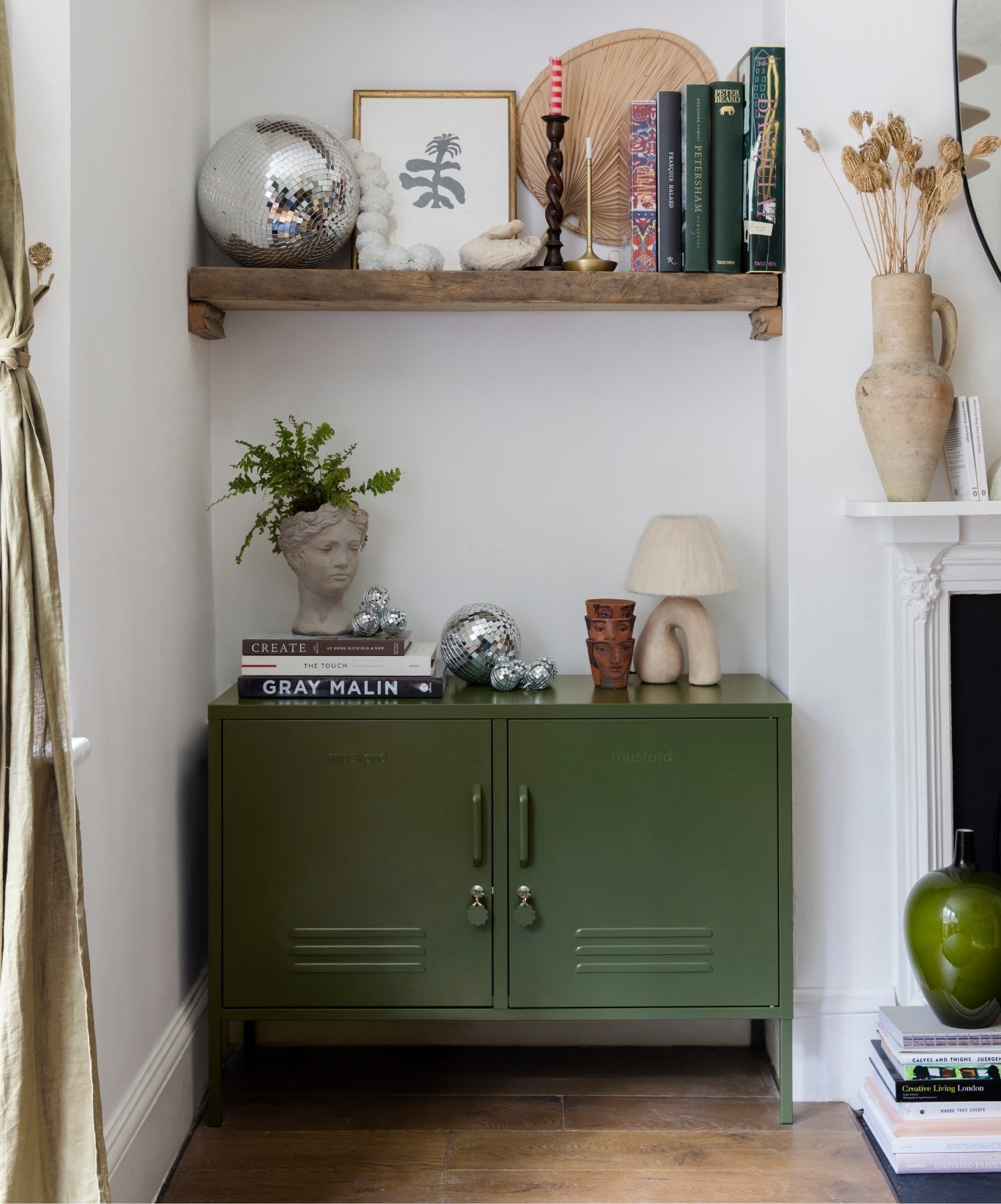 The Lowdown Locker in Olive — lifestyle 3