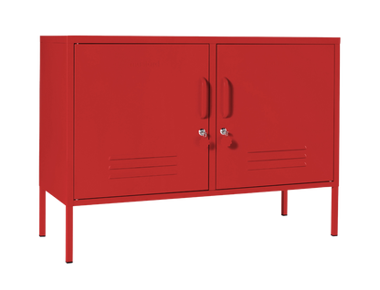 The Lowdown Locker in Poppy — angled