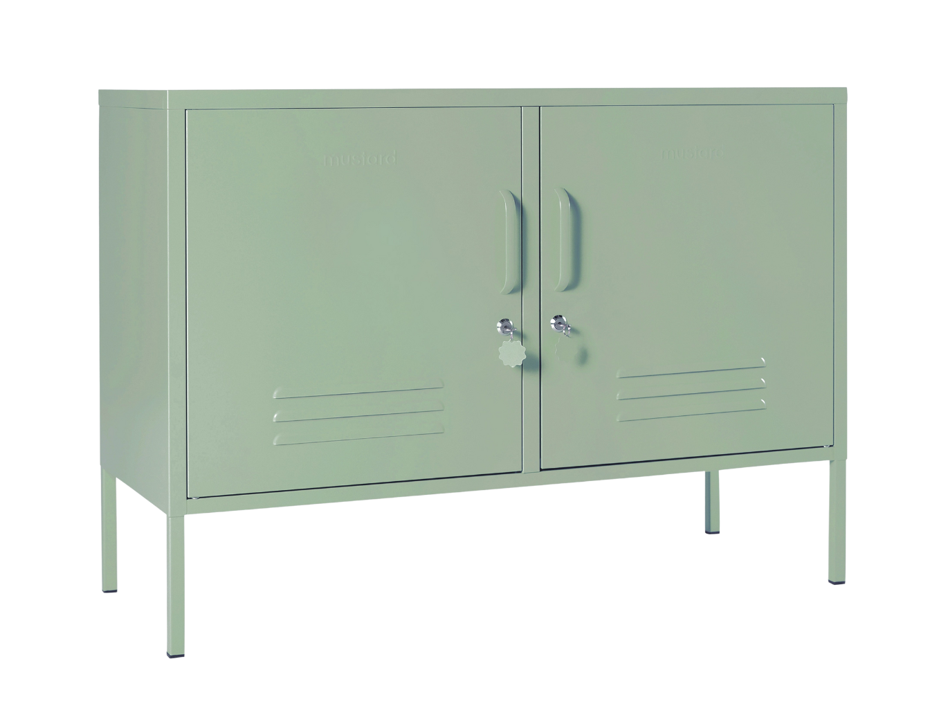The Lowdown Locker in Sage — angled