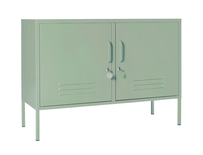 The Lowdown Locker in Sage — angled