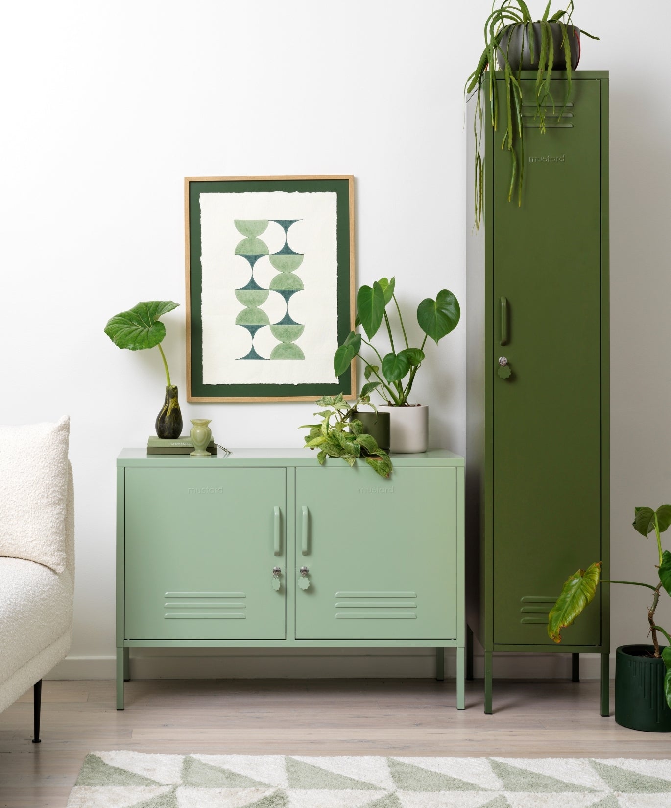 The Lowdown Locker in Sage — lifestyle 3