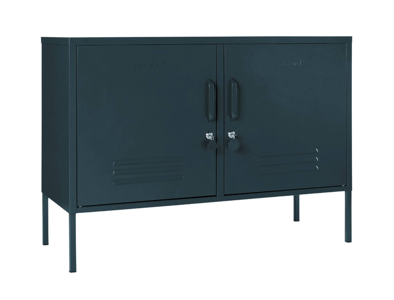 The Lowdown Locker in Slate — angled