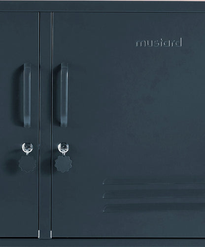 The Lowdown Locker in Slate — close-up
