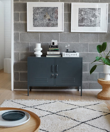 The Lowdown Locker in Slate — lifestyle