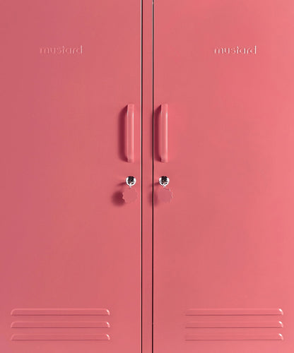 The Midi Locker in Berry — close-up