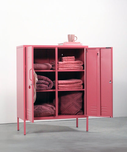 The Midi Locker in Berry — lifestyle 2